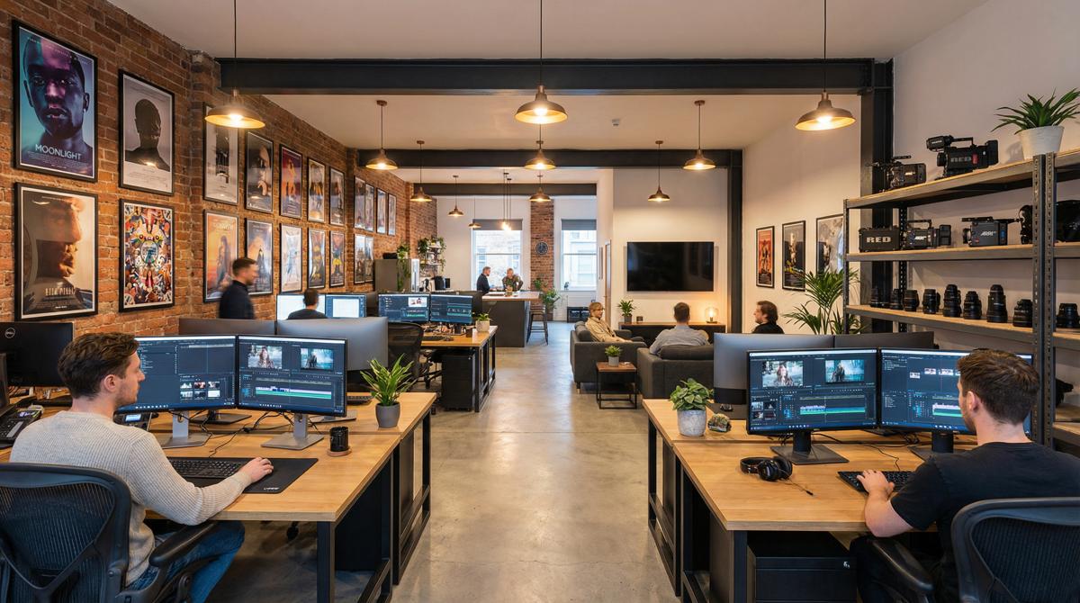 推特福利影视传媒公司办公环境